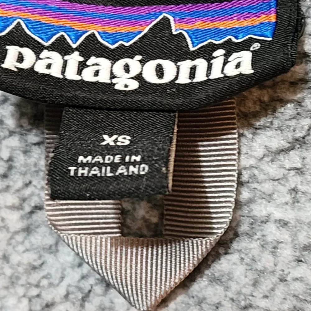 Patagonia Women's Gray Half Zip Polyester XS Pullover - HAML22 - Picture 4 of 5